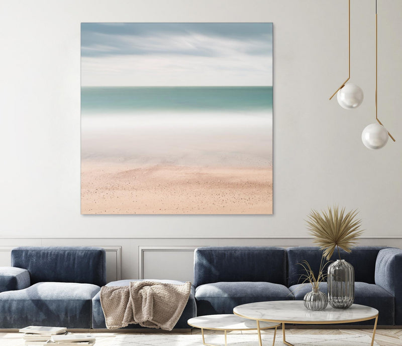 Œuvre d’art murale Giant Art « Beach, Sea, Sky » 72 x 72