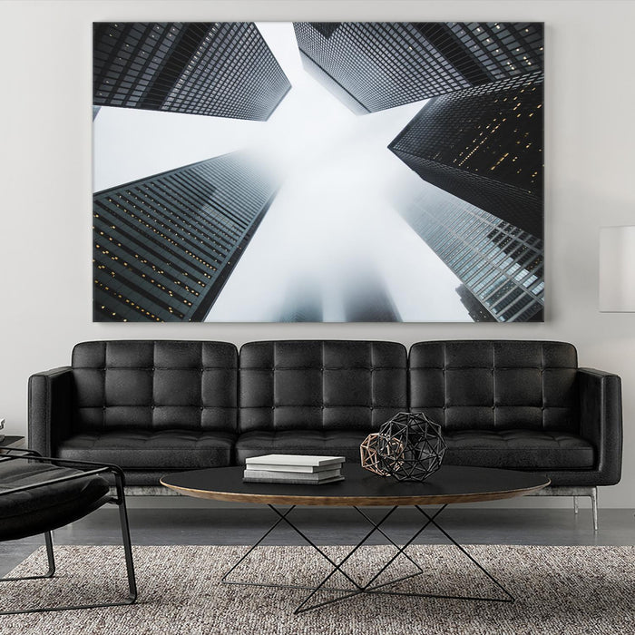 Œuvre d’art murale Giant Art « Skyline » 72 x 48
