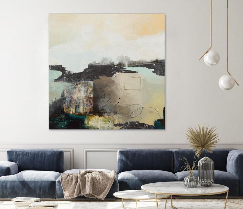 Œuvre d’art murale Giant Art « Around The Corner » 72 x 72