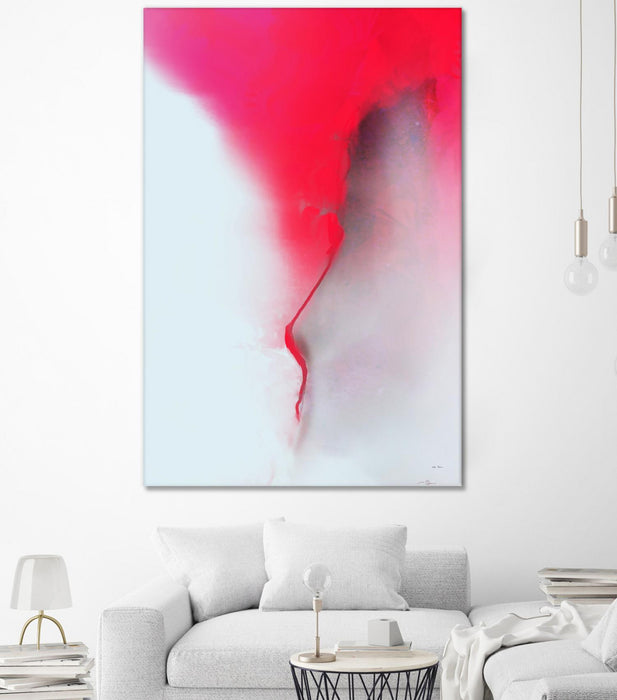 Œuvre d’art murale Giant Art « Blue Ice » 84 x 54