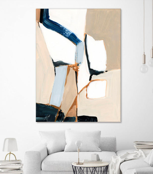 Œuvre d’art murale Giant Art « Diagramme I » 72 x 54