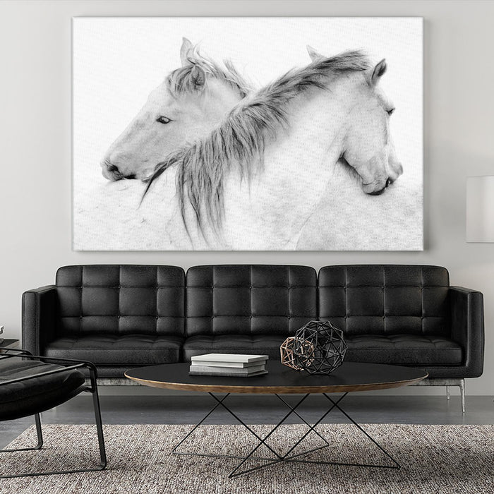 Œuvre d’art murale Giant Art « Stas - Horses » 72 x 48
