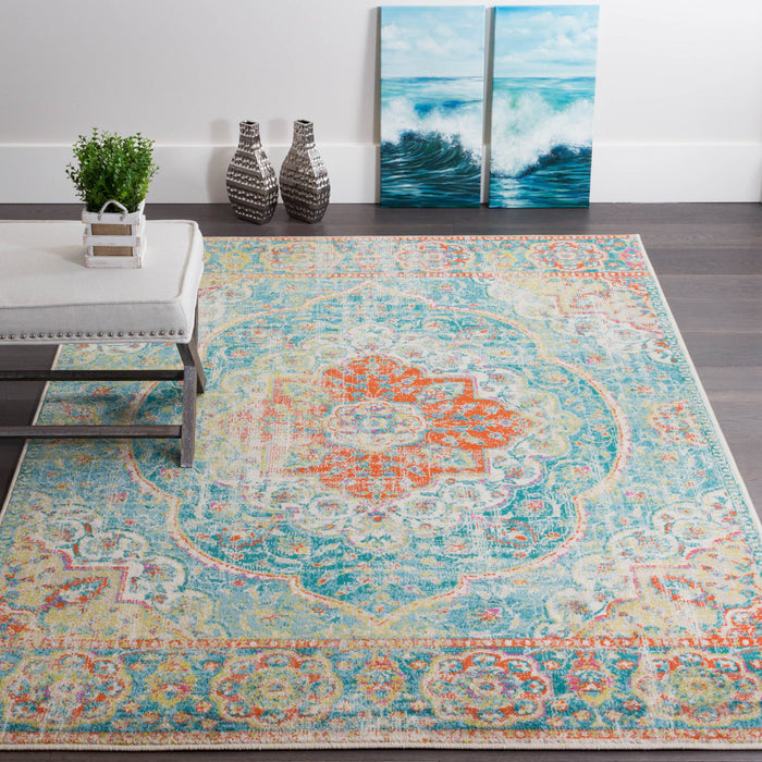 Carpette Sav Royal turquoise 3x 5