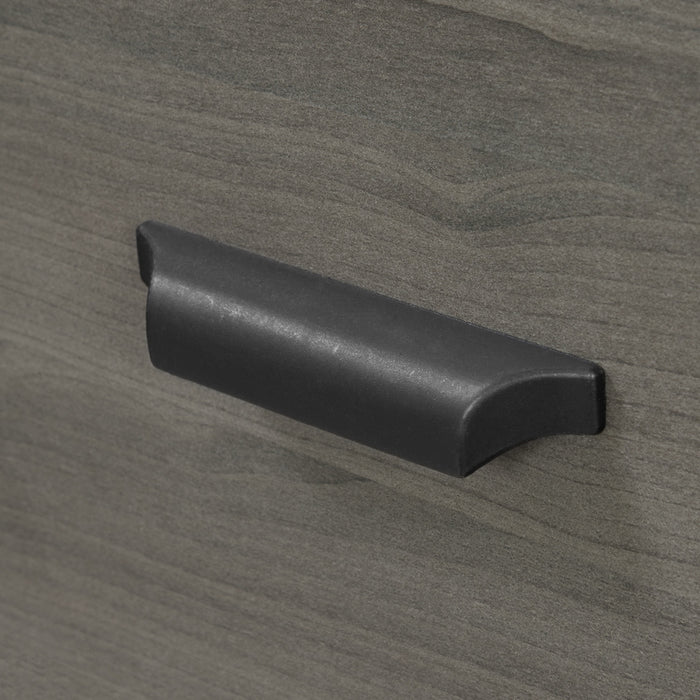 Bureau d’ordinateur Versa avec crédence - érable cendré