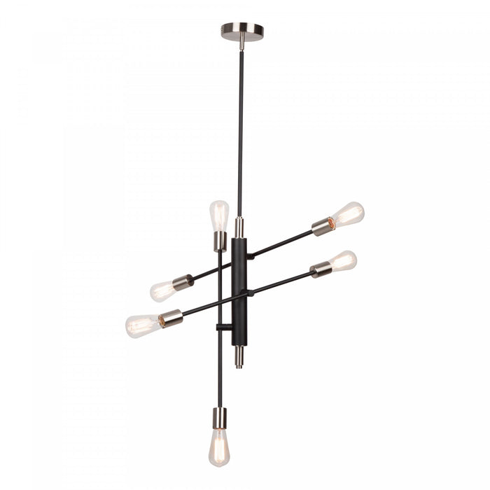 Luminaire suspendu Truro à 6 ampoules