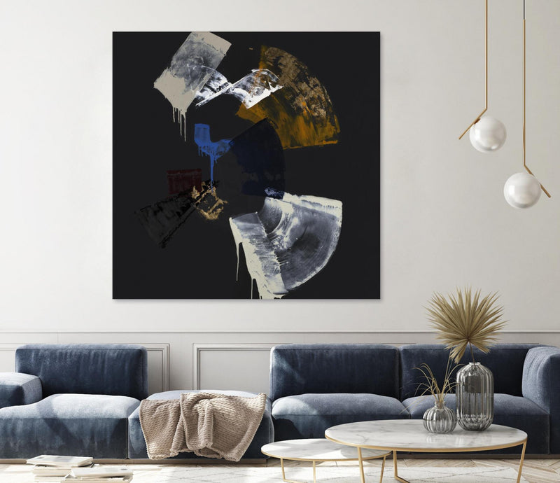 Œuvre d’art murale Giant Art « Luxurious Candor » 54 x 54