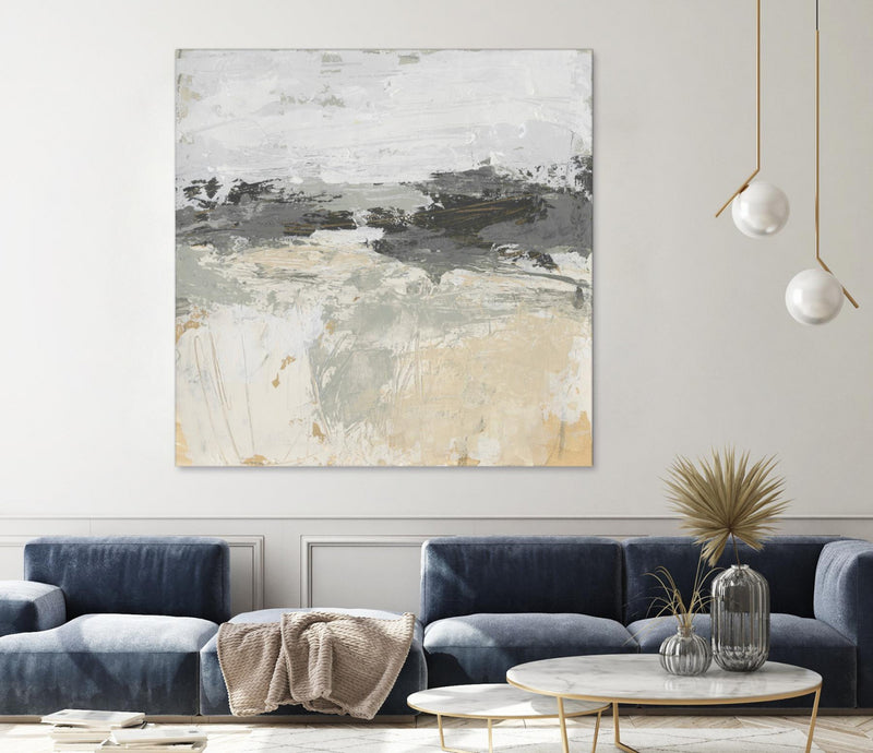 Œuvre d’art murale Giant Art « Wheatfield Ii » 54 x 54