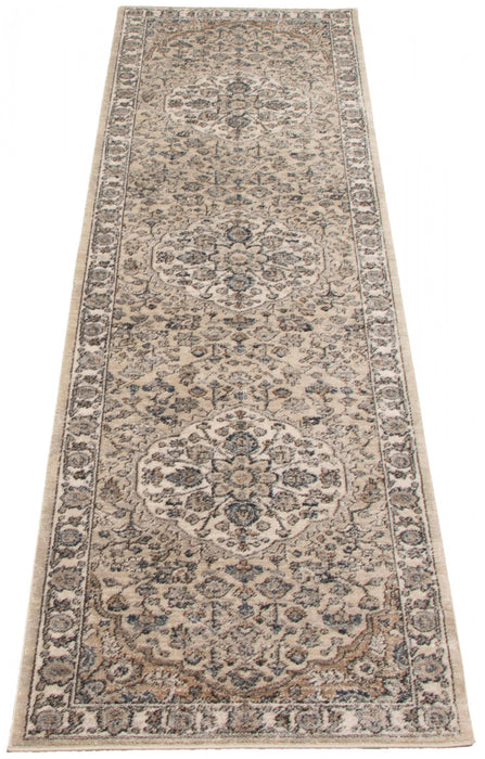 Carpette Octavian Tabriz beige-ivoire - 2 pi 7 pox 8 pi 2 po