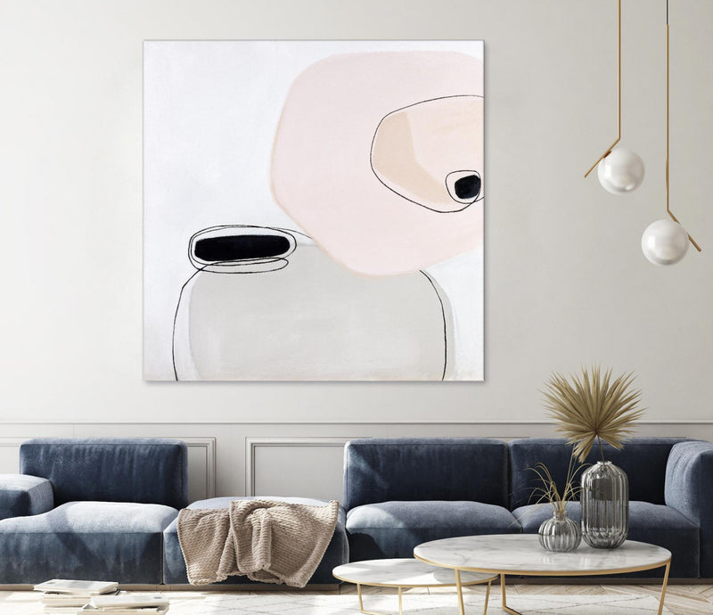 Œuvre d’art murale Giant Art « Tranquility » 72 x 72