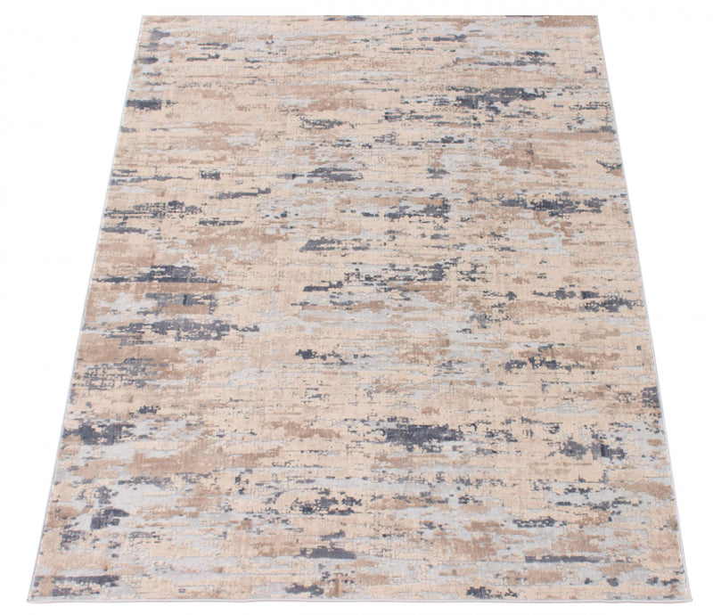 Carpette Hanifah grise 6 pi 7 po x 9 pi 6 po