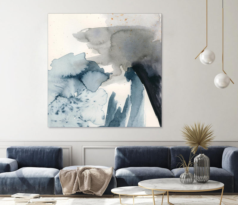 Œuvre d’art murale Giant Art « Winter Current Iii » 54 x 54