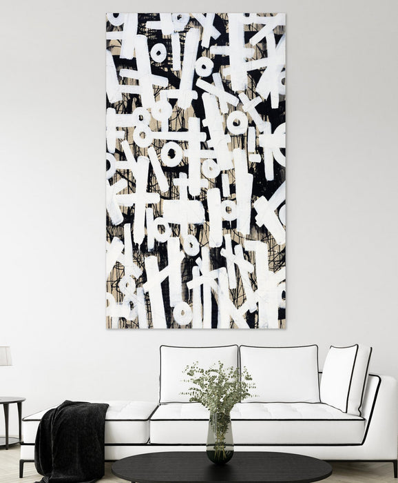Œuvre d’art murale Giant Art « Strapped Ii » 84 x 48