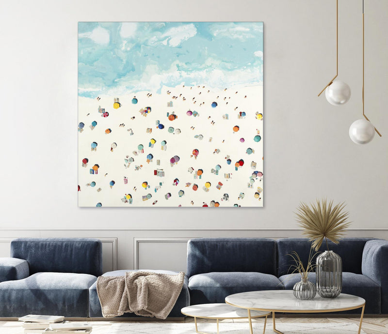 Œuvre d’art murale Giant Art « Beach Days » 72 x 72