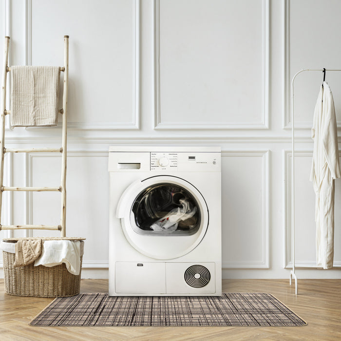 Carpette Panthea crème - 4 pi 4 po x 6 pi 5 po