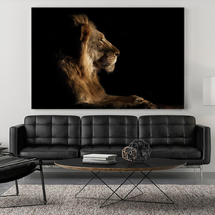 Œuvre d’art murale Giant Art « Royal Meeting In The Night » 84 x 54