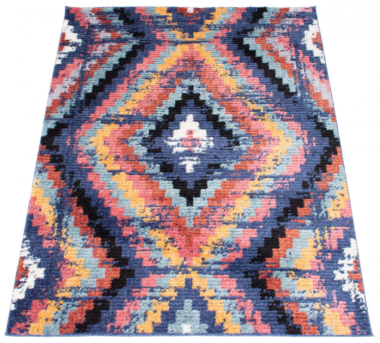 Carpette Paloma Casa bleu marine - 3 pi 11 po x 5 pi 11 po