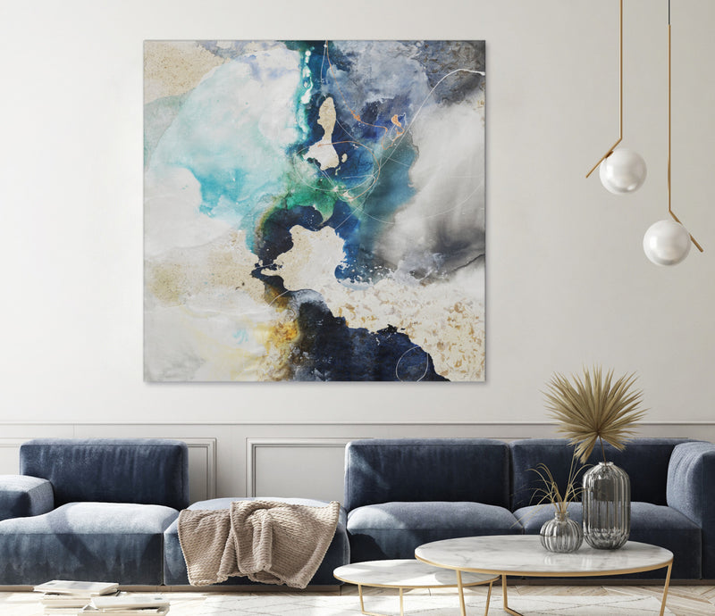 Œuvre d’art murale Giant Art « Kinky Flow » 72 x 72