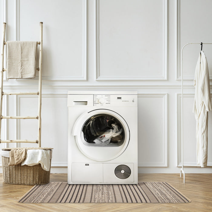 Carpette Wileen brun clair - 4 pi 4 po x 6 pi 5 po