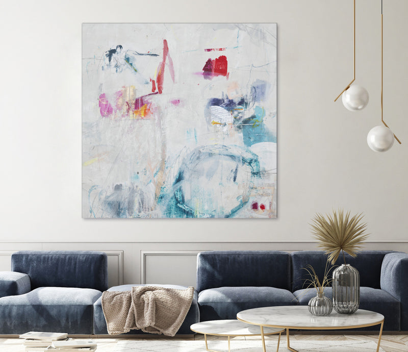 Œuvre d’art murale Giant Art « Lullaby Wishes » 72 x 72
