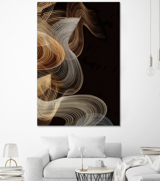 Œuvre d’art murale Giant Art « Smokey Lines » 72 x 48