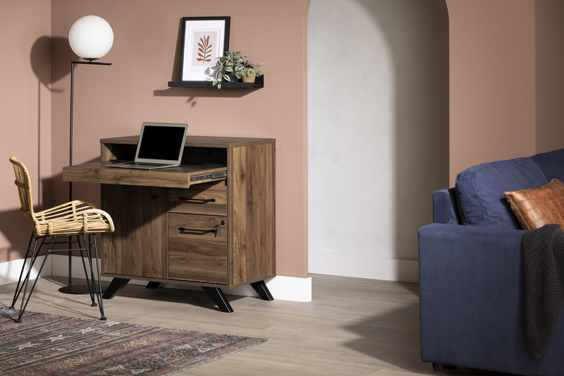 Bureau multifonctionnel Flam - noyer naturel 