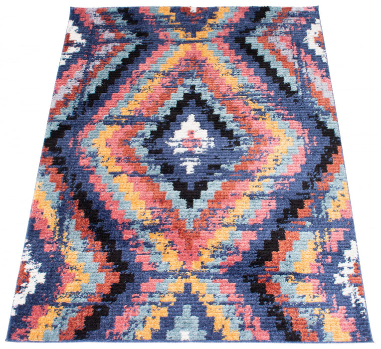 Carpette Paloma Casa bleu marine - 8 pi 0 po x 10 pi 0 po