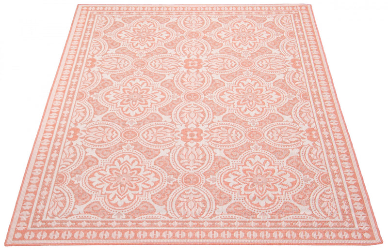 Carpette Neisha Traditional corail 6 pi 7 po x 9 pi 6 po