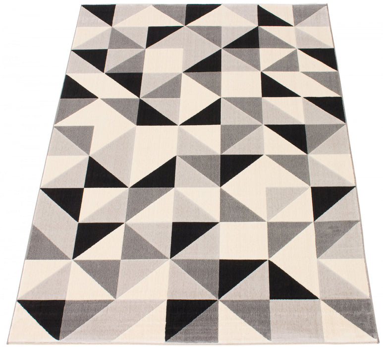 Carpette Nuria noire 3 pi 11 po x 5 pi 7 po