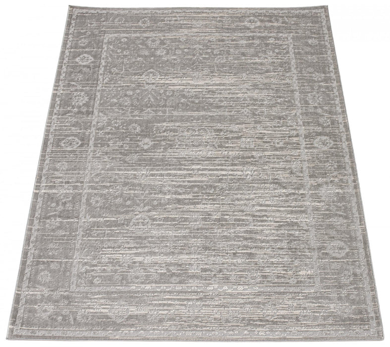 Carpette Shaleigh grise 6 pi 7 po x 9 pi 6 po