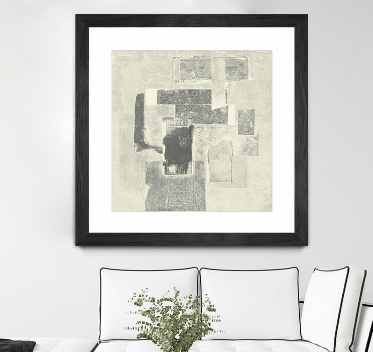 Œuvre d’art murale encadrée noire et mate « Camera Obscura » 30 x 30