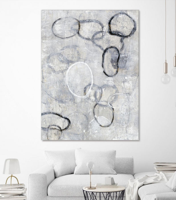 Œuvre d’art murale Giant Art « Missing Links I » 72 x 54