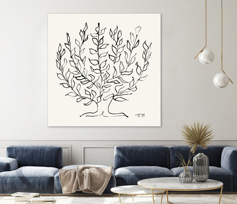 Œuvre d’art murale Giant Art « L'arbre Platane » 72 x 72
