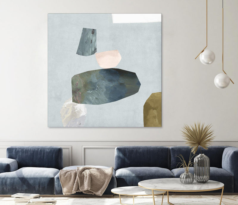 Œuvre d’art murale Giant Art « Assembly Ii » 54 x 54