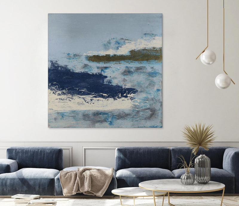 Œuvre d’art murale Giant Art « Washing To Shore » 54 x 54
