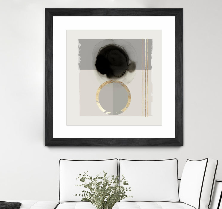 Œuvre d’art murale encadrée noire et mate « Dream Life Inspired Ii » 36 x 36