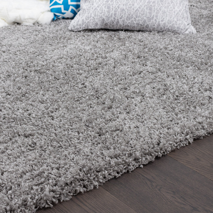 Carpette à poil long Victoria gris clair 3 x 5