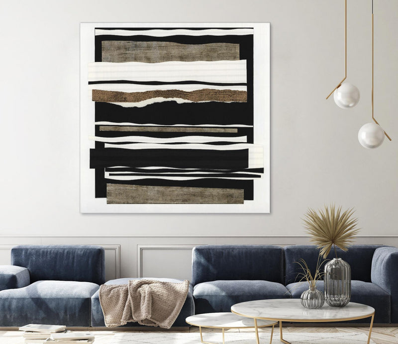 Œuvre d’art murale Giant Art « Time After Time Ii » 54 x 54