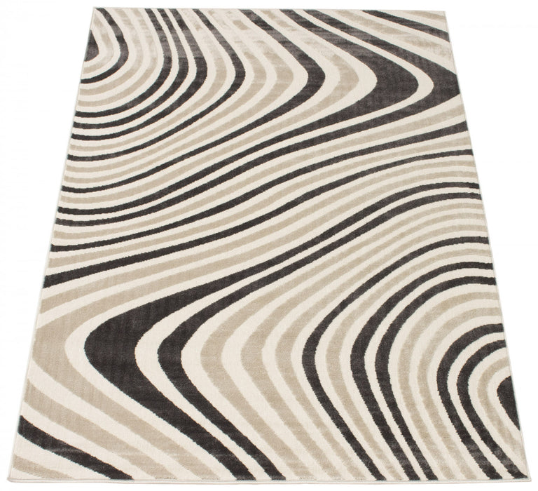 Carpette Nikkos taupe 3 pi 11 po x 5 pi 7 po