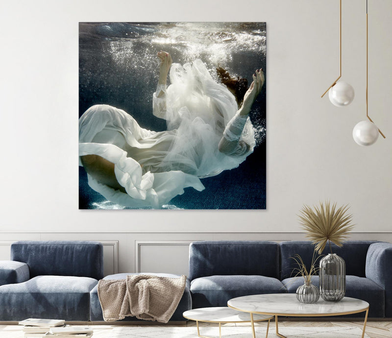 Œuvre d’art murale Giant Art « Float 3 » 54 x 54