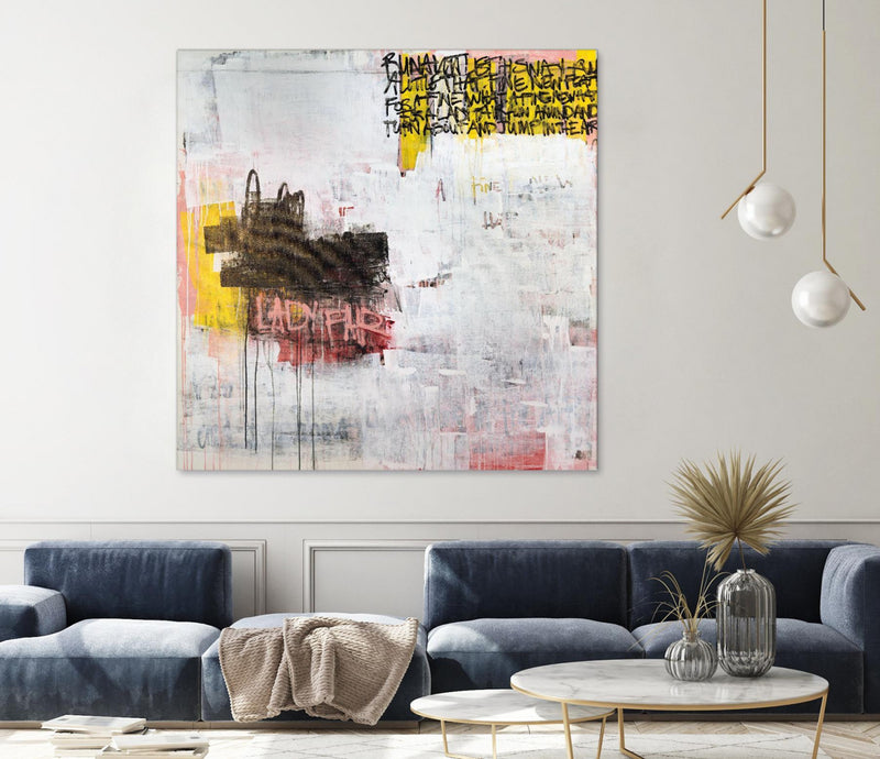 Œuvre d’art murale Giant Art « Jump In The Air » 72 x 72