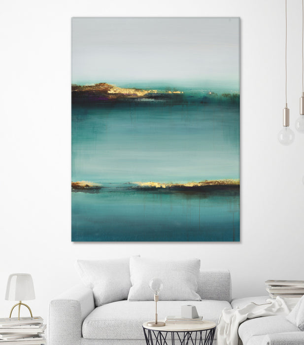 Œuvre d’art murale Giant Art « Virgin Isles Iv » 72 x 54