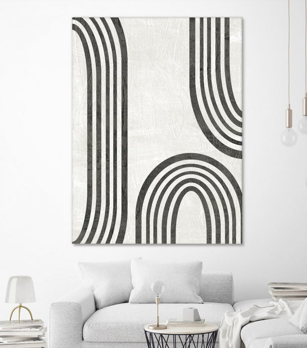 Œuvre d’art murale Giant Art « Modern Arc I » 72 x 54
