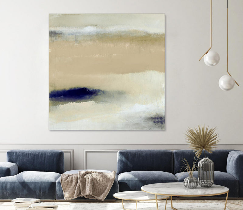Œuvre d’art murale Giant Art « Night Comes Through I » 54 x 54