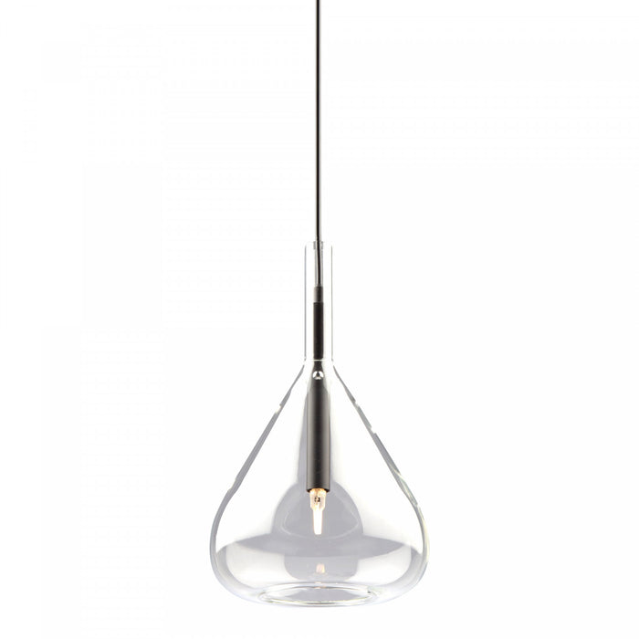 Luminaire suspendu Conic noir à 1 ampoule