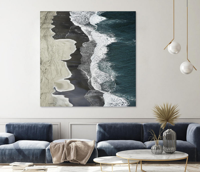 Œuvre d’art murale Giant Art « Molenaar - Running Waves » 72 x 72