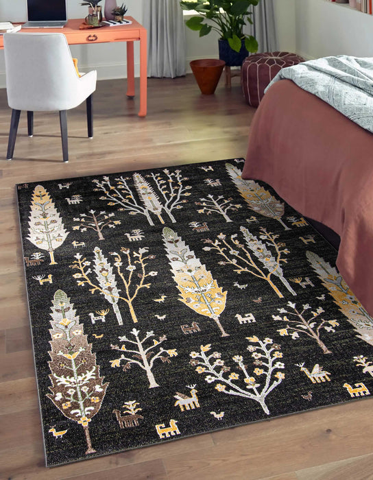 Carpette Pine noire lavable à la machine - 5 pi 0 po x 7 pi 0 po