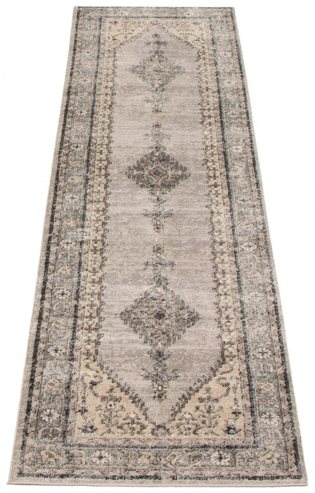 Carpette Octavian Bijar ivoire - 2 pi 7 pox 8 pi 2 po