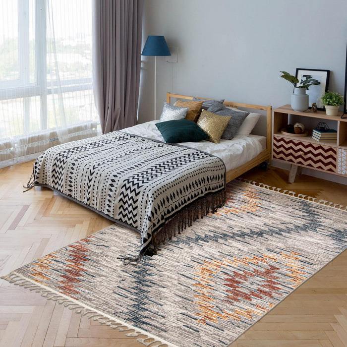  Carpette Vera Sun ivoirebleue - 7 pi 10 po x 10 pi 5 po