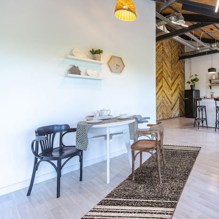  Carpette Vera Earth taupenoire - 2 pi 7 po x 8 pi 4 po