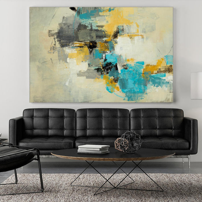 Œuvre d’art murale Giant Art « Adrift In Time » 72 x 48